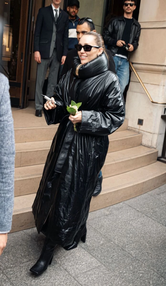 Miley Cyrus en París.