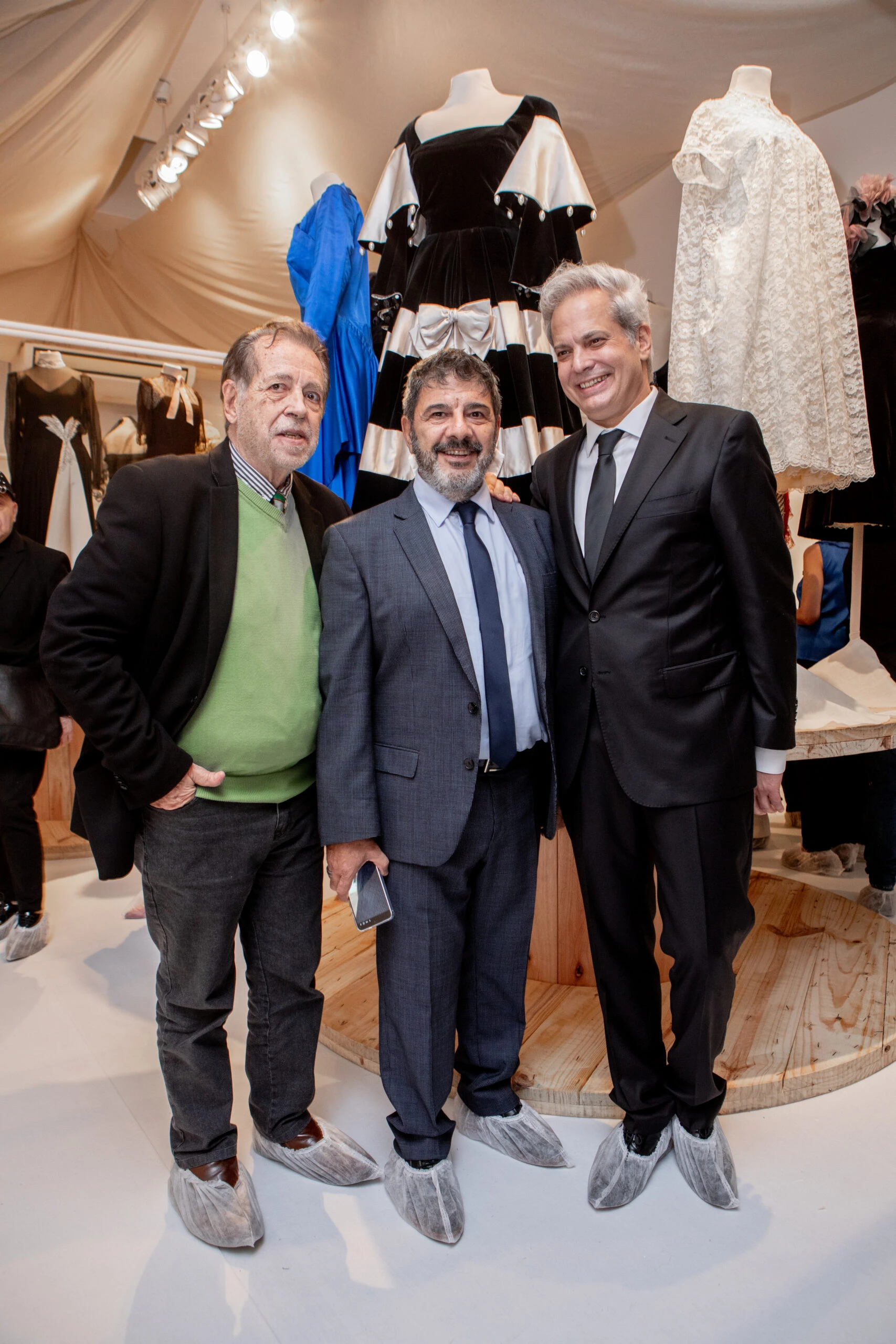 Héctor Vidal Rivas, Ulises Stegmayer y Francisco Ayala