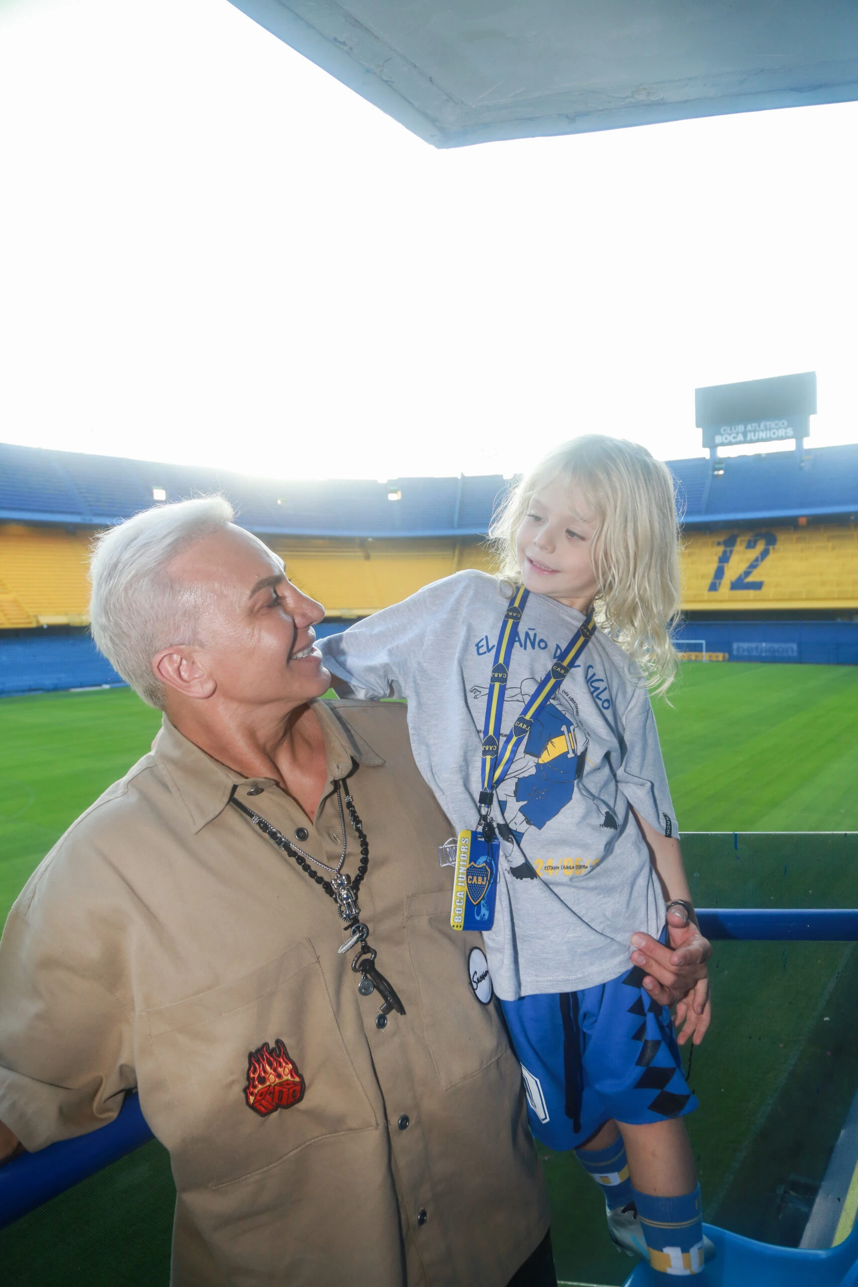 Las fotos del cumpleaños de Dionisio: celebró en la Bombonera. Foto RS Fotos