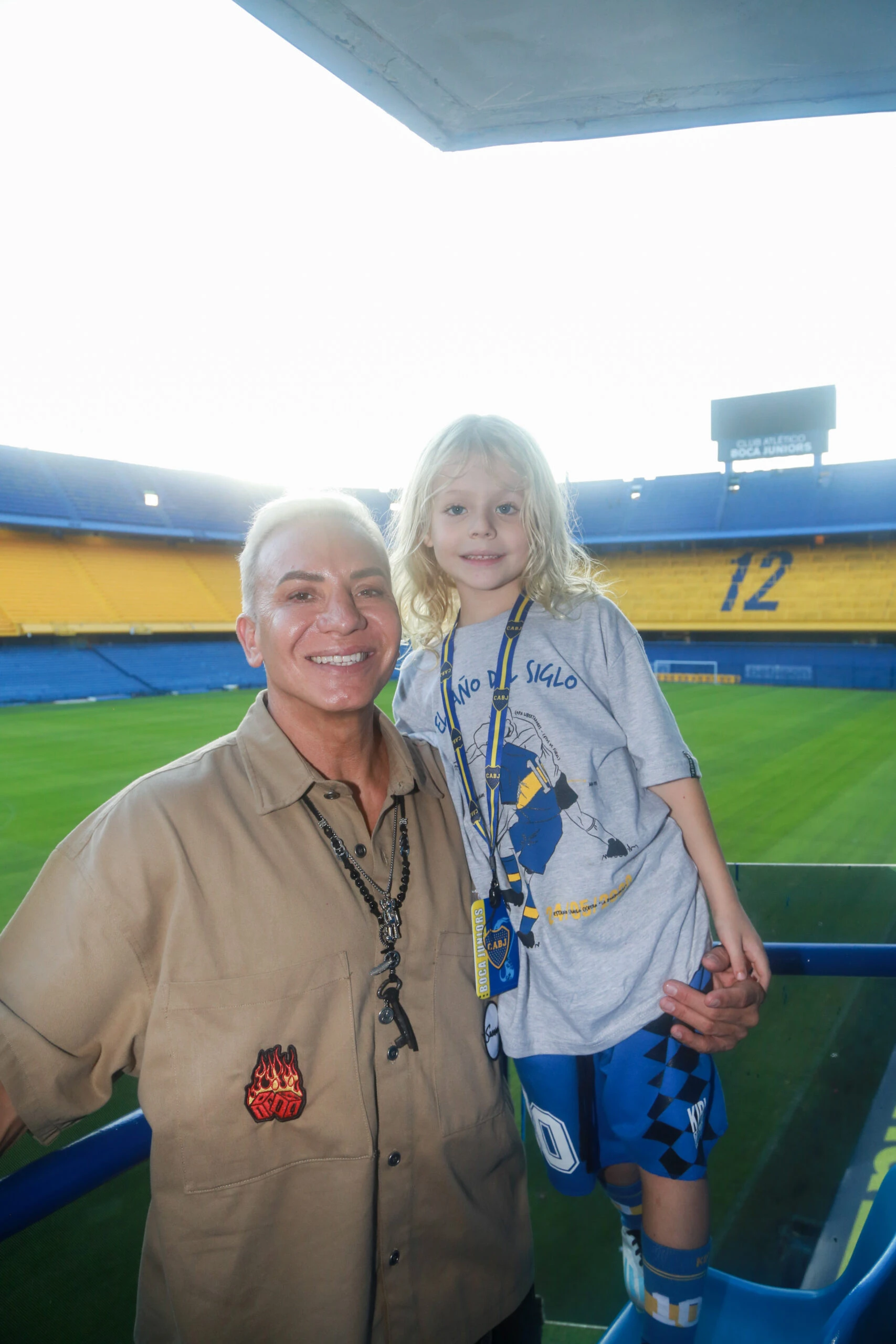 Las fotos del cumpleaños de Dionisio: celebró en la Bombonera. Foto RS Fotos