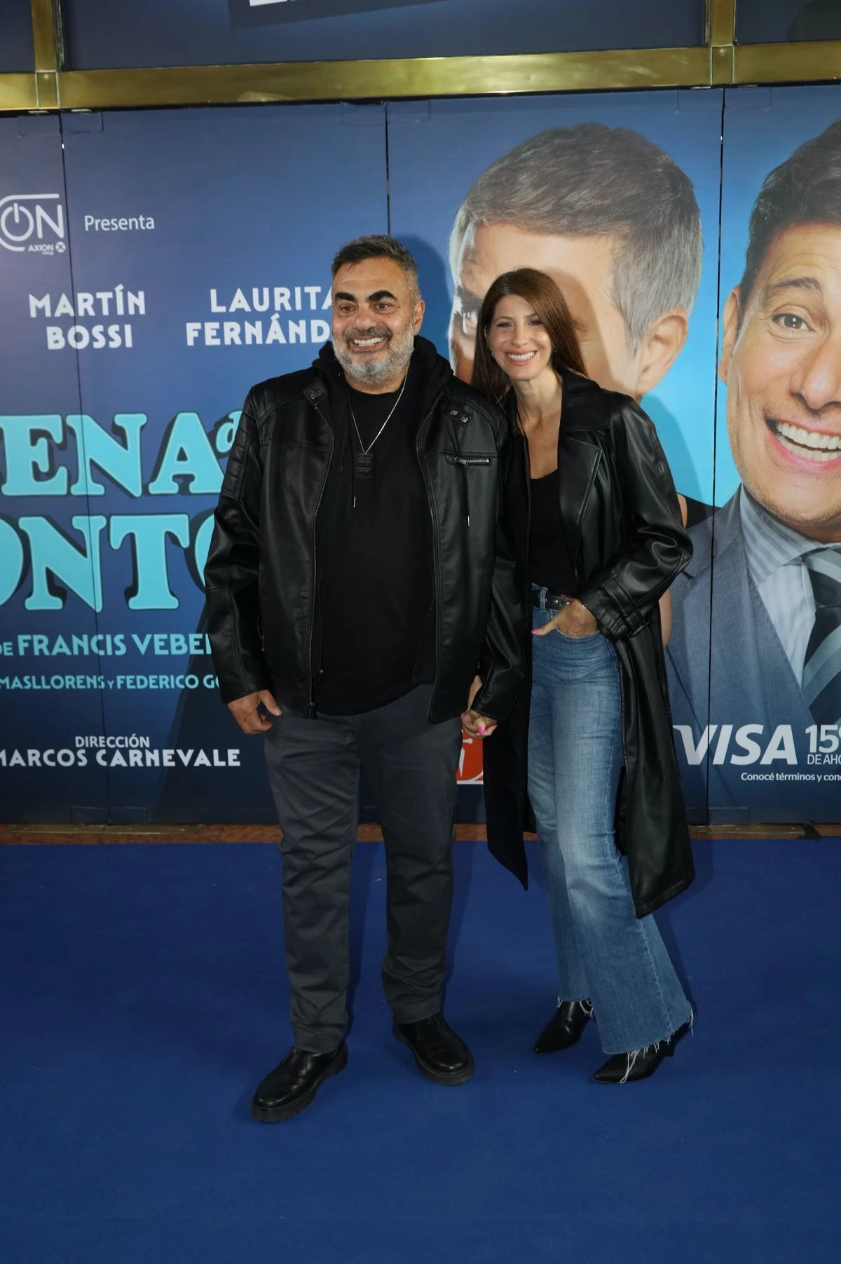 Roberto Moldavsky y su novia.