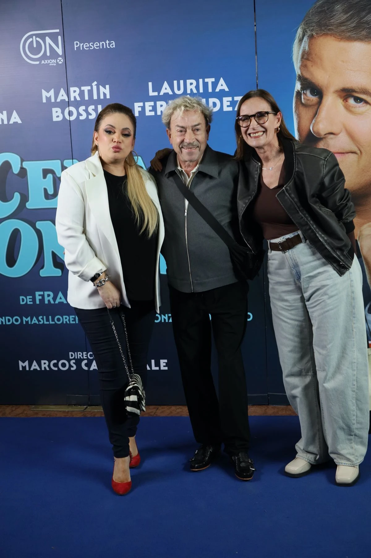 María Eugenia Rito, Anibal Pachano y Ana Sans.