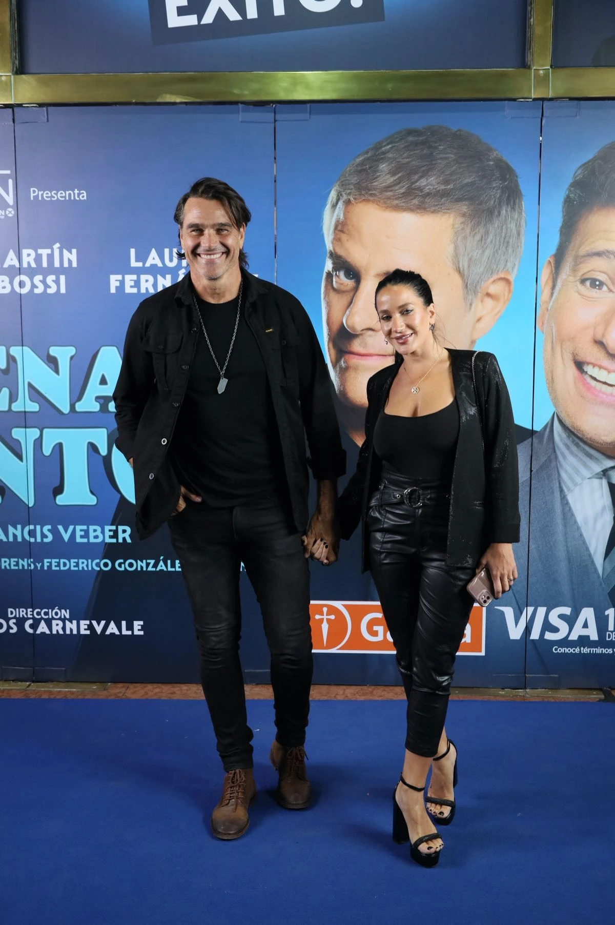 Hernán Drago y su novia.