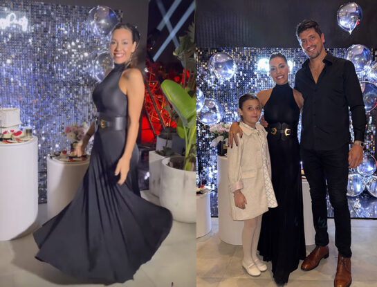 El look súper sensual de Floppy Tesouro en su fiesta de cumpleaños