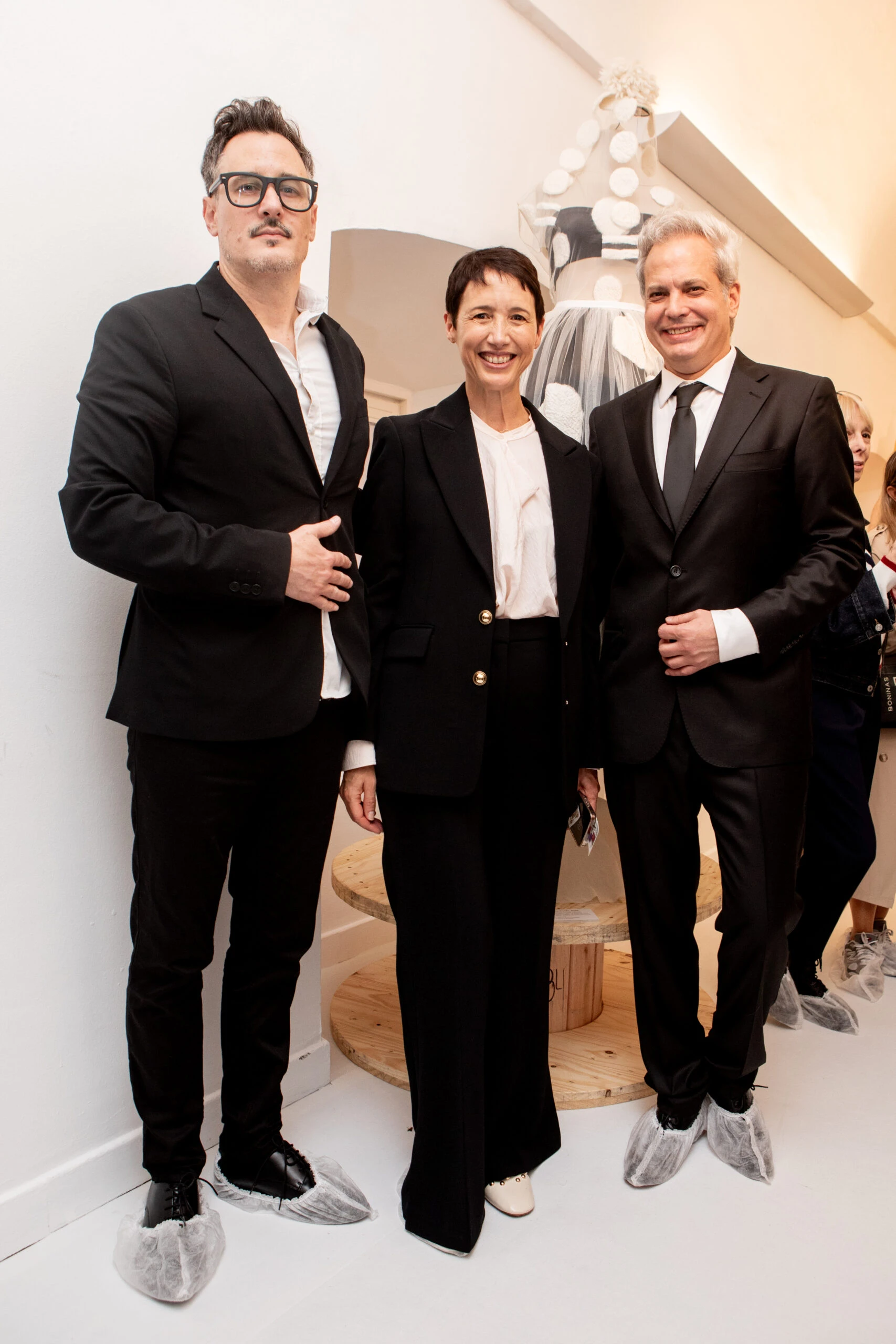 Maximiliano Thomas, Siivina Vicente y Francisco Ayala