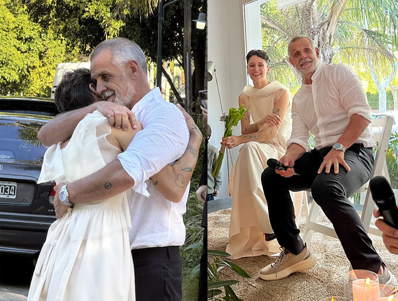 Christian Petersen se casó con Sofía Zelaschi, la ex participante de "El gran premio de la cocina": todas las fotos