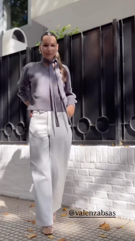 Pampita luce el suéter que eleva cualquier look de otoño