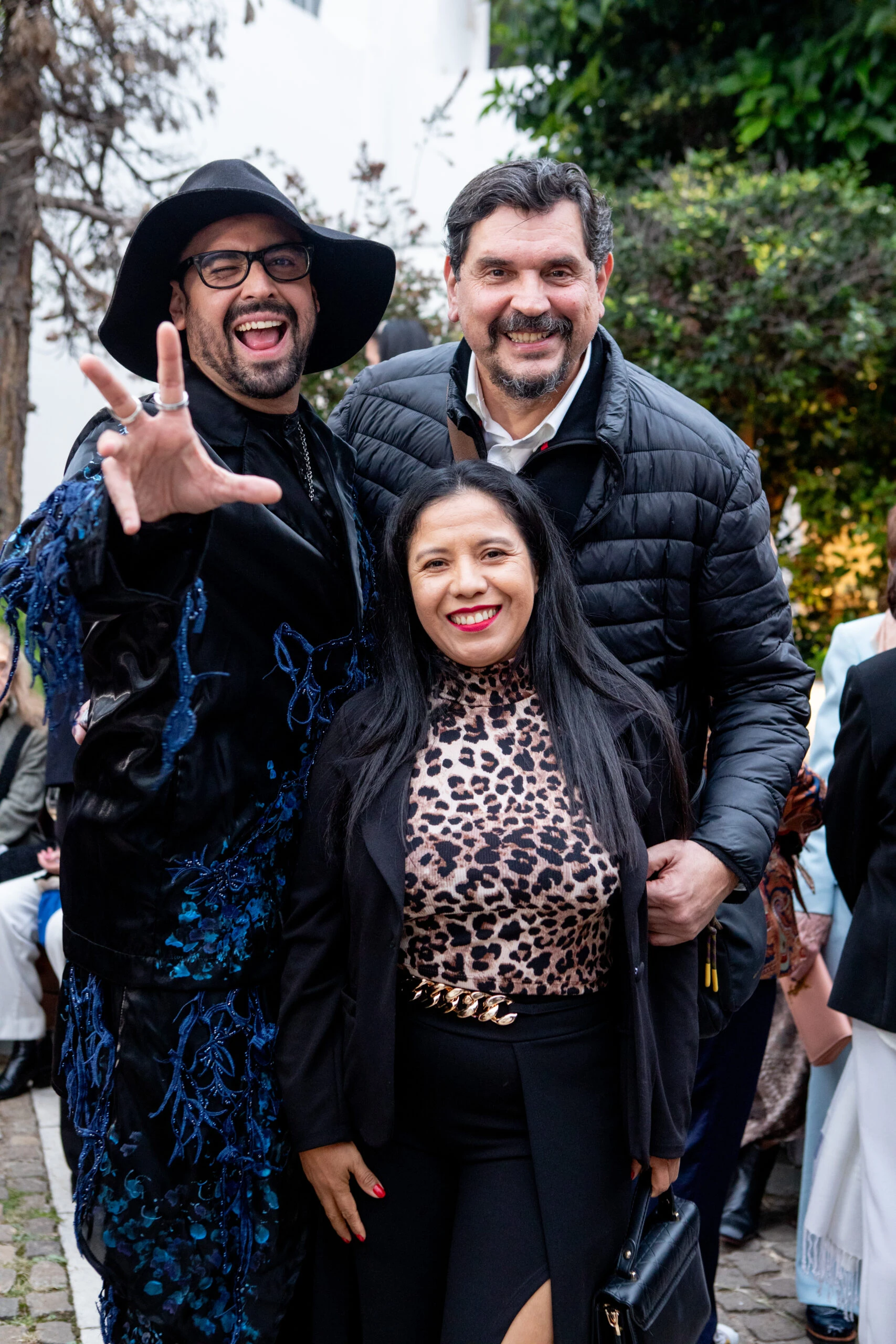 Panni Margot, Ana Mejía y Marcelo Senra