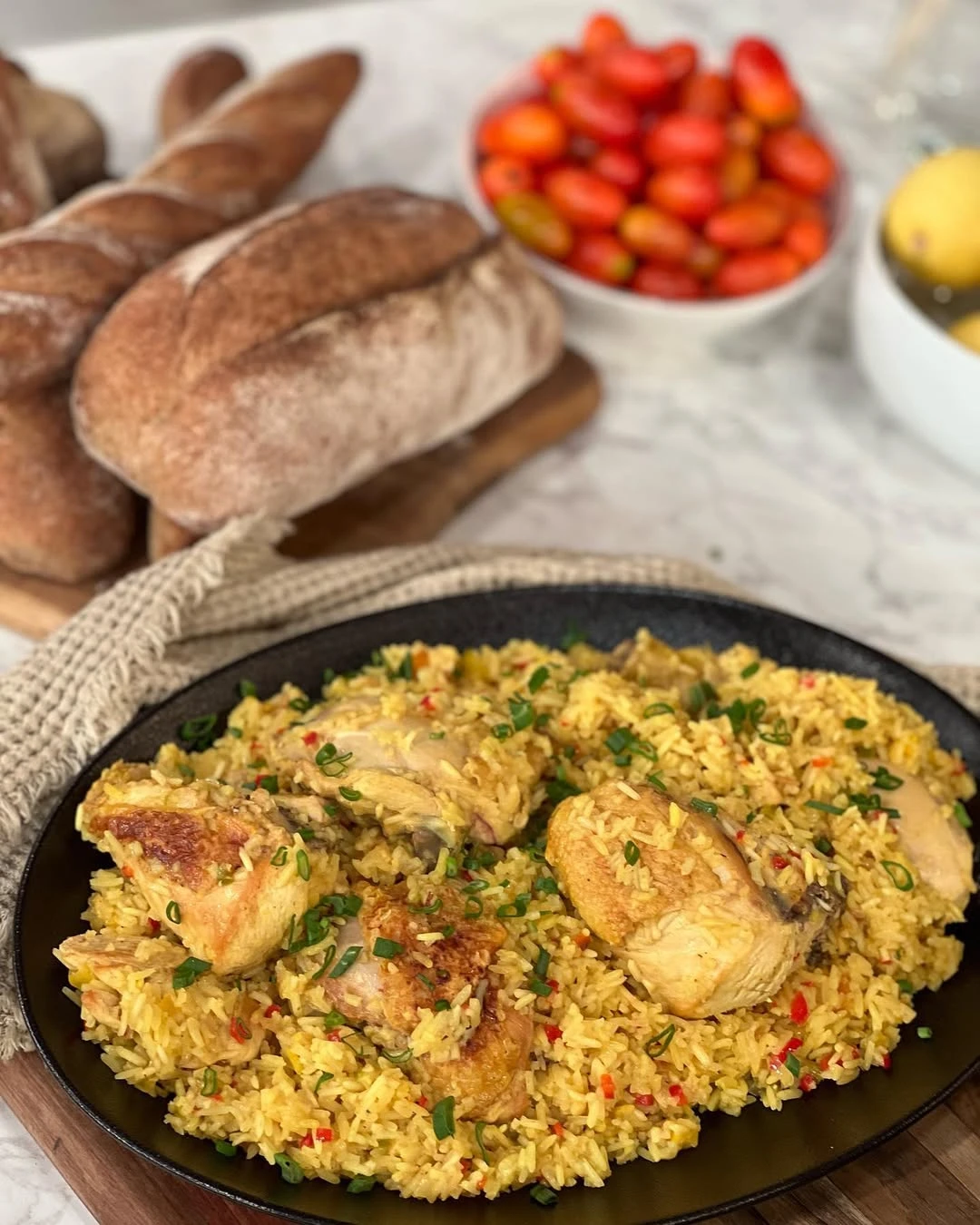Arroz con pollo, por Jimena Monteverde