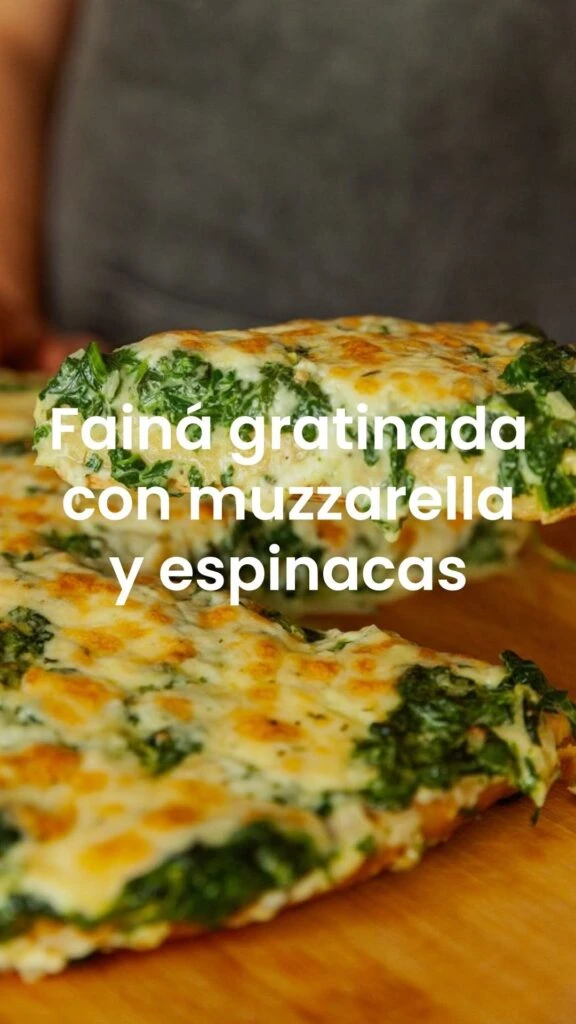 Fainá gratinada