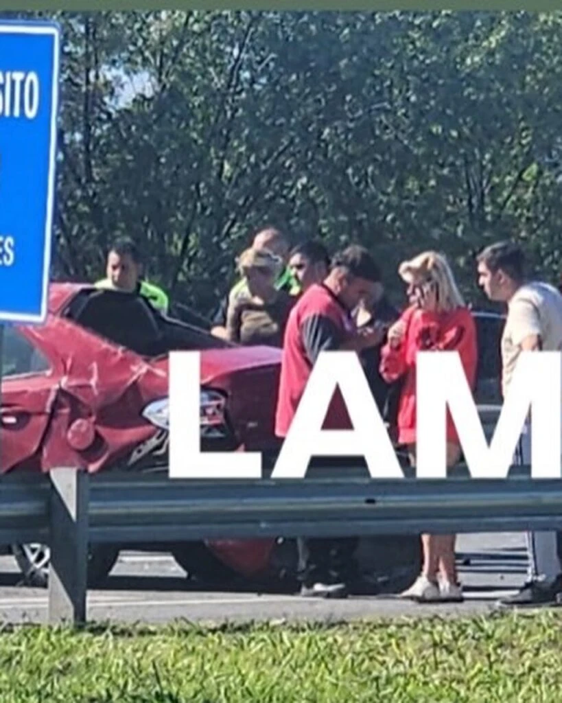 Las terribles fotos del accidente de Camila Lattanzio