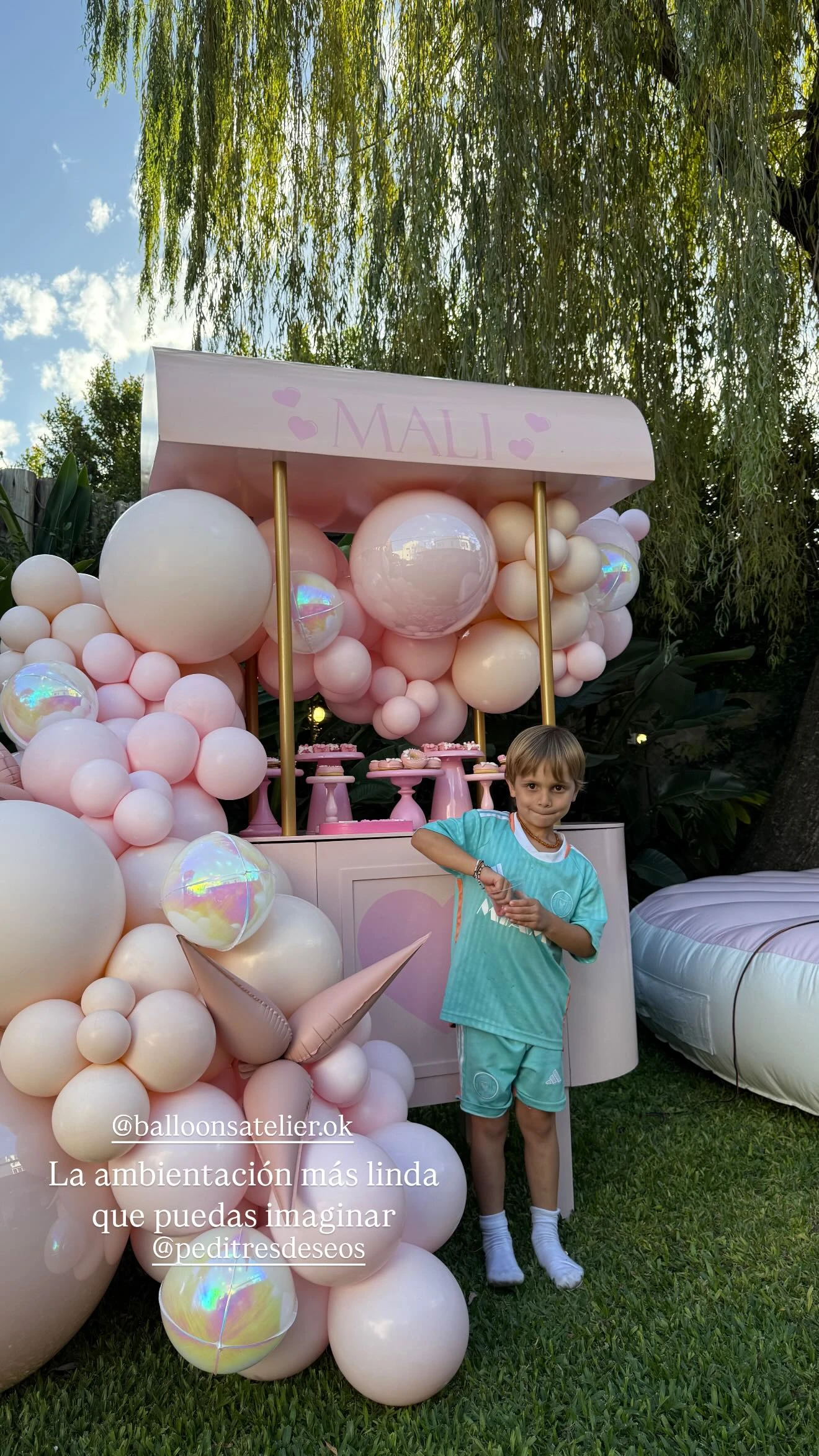Viggo, el hermanito de Malaika. Fotos: IG