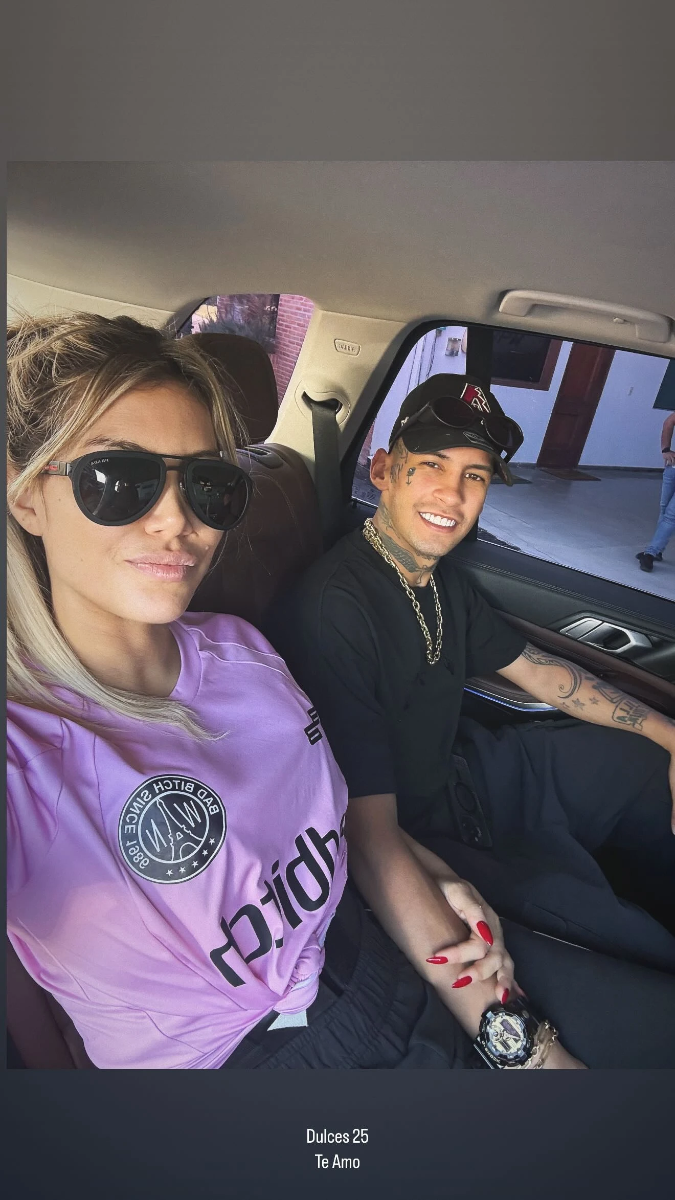 El contundente posteo de Wanda Nara declarándole su amor a L-Gante