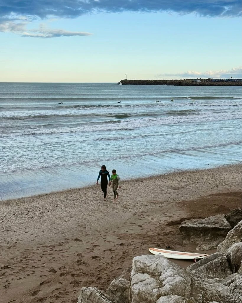 Las fotos del fin de semana largo familiar de Jimena Barón en Quequén. Foto: IG