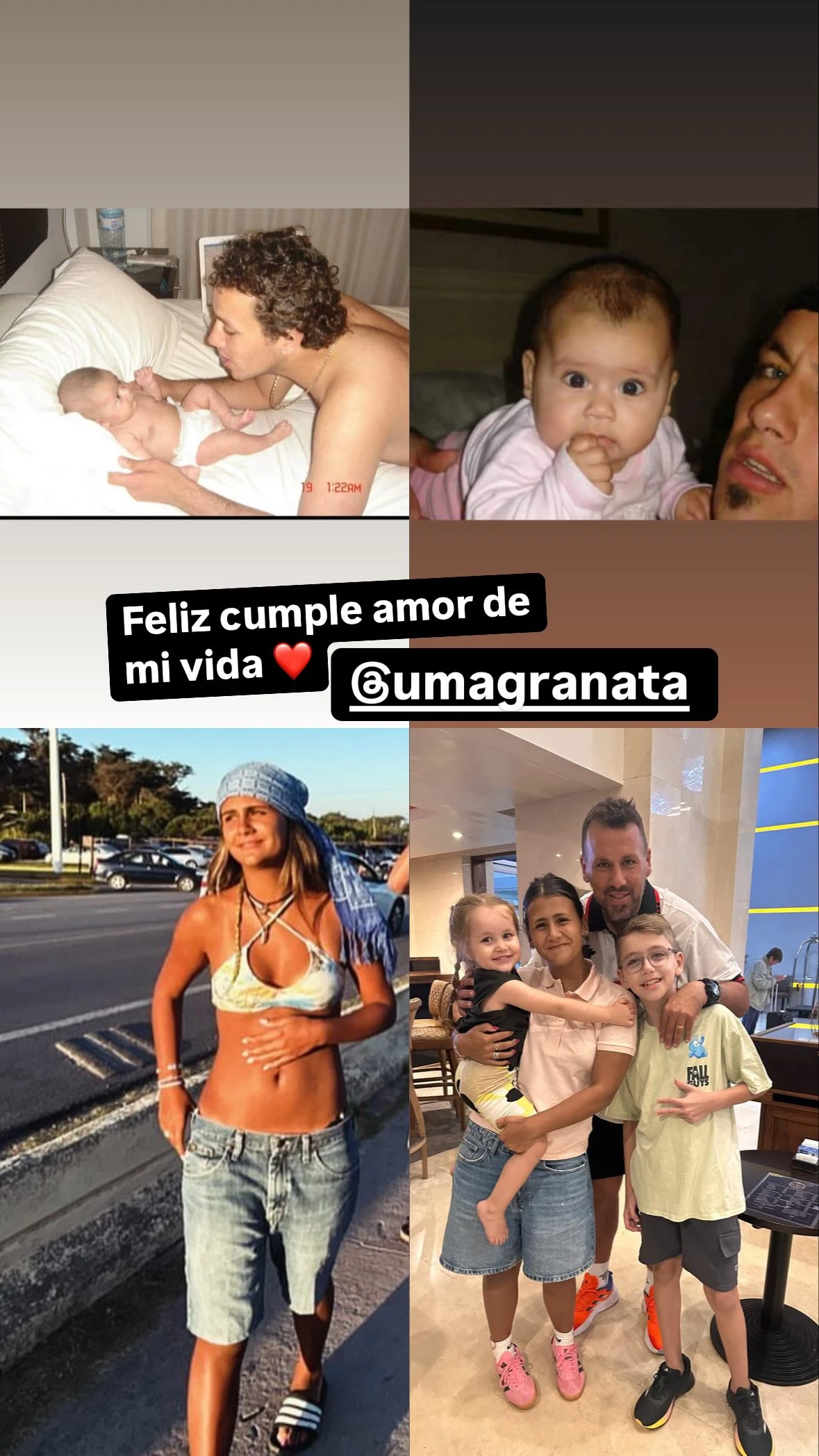 Así fue el gesto del Ogro Fabbiani. Fotos: IG.