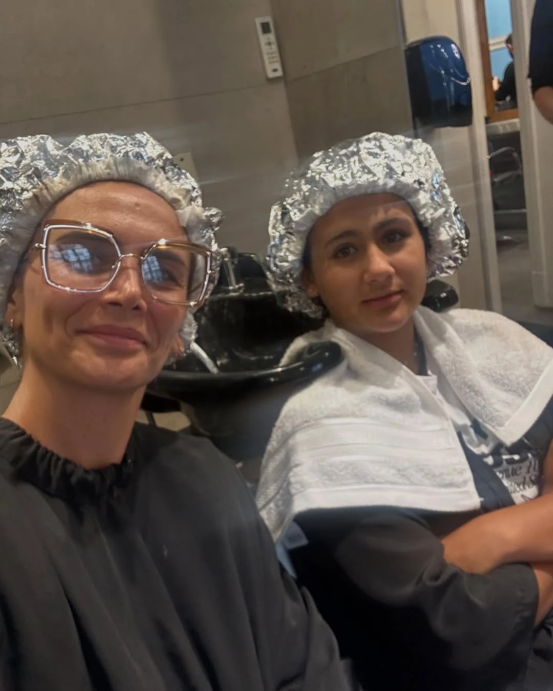 Amalia Granata junto a su hija Uma. Fotos: IG.