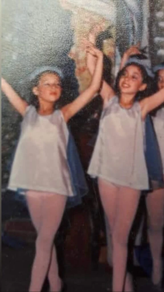 Pampita haciendo danza cuando era chica. Foto: IG