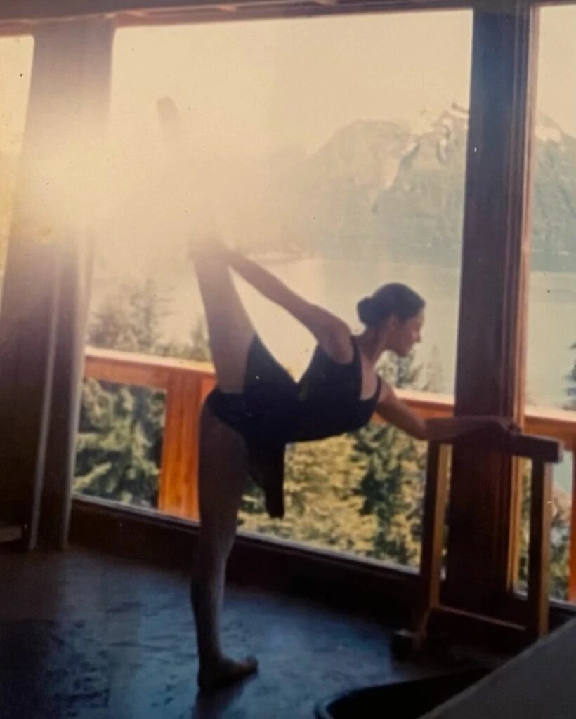 Pampita haciendo danza cuando era chica. Foto: IG