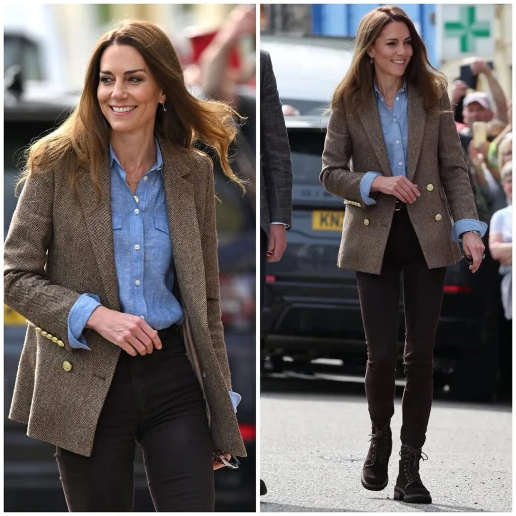 El viaje a solas de Kate y William a Escocia por su aniversario: escapada romántica, reaparición oficial y look con camisa denim