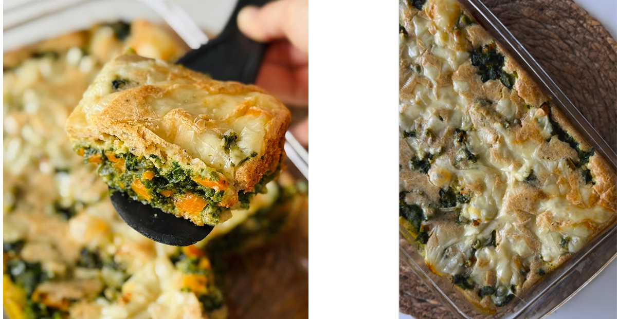 Tarta de verdura con masa licuada: la receta original y súper fácil que te soluciona una comida en pocos pasos