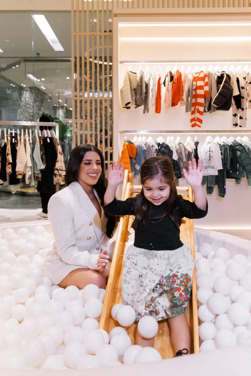 Valu Cervantes y su hija, Olivia 