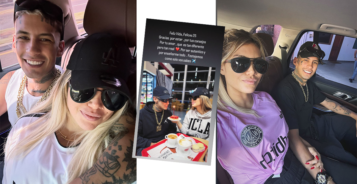 Ni soltera ni sin redes sociales: Wanda Nara le declaró su amor a L-Gante con un contundente posteo