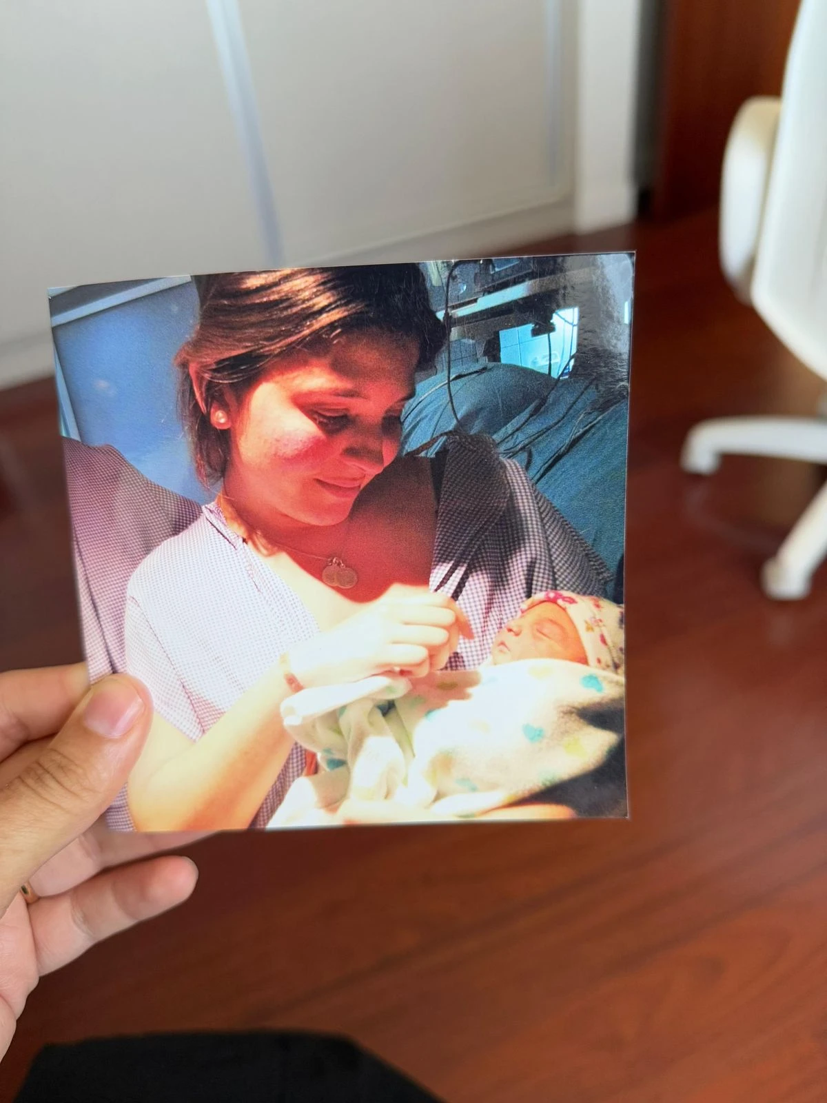 La foto de cuando nació Emily