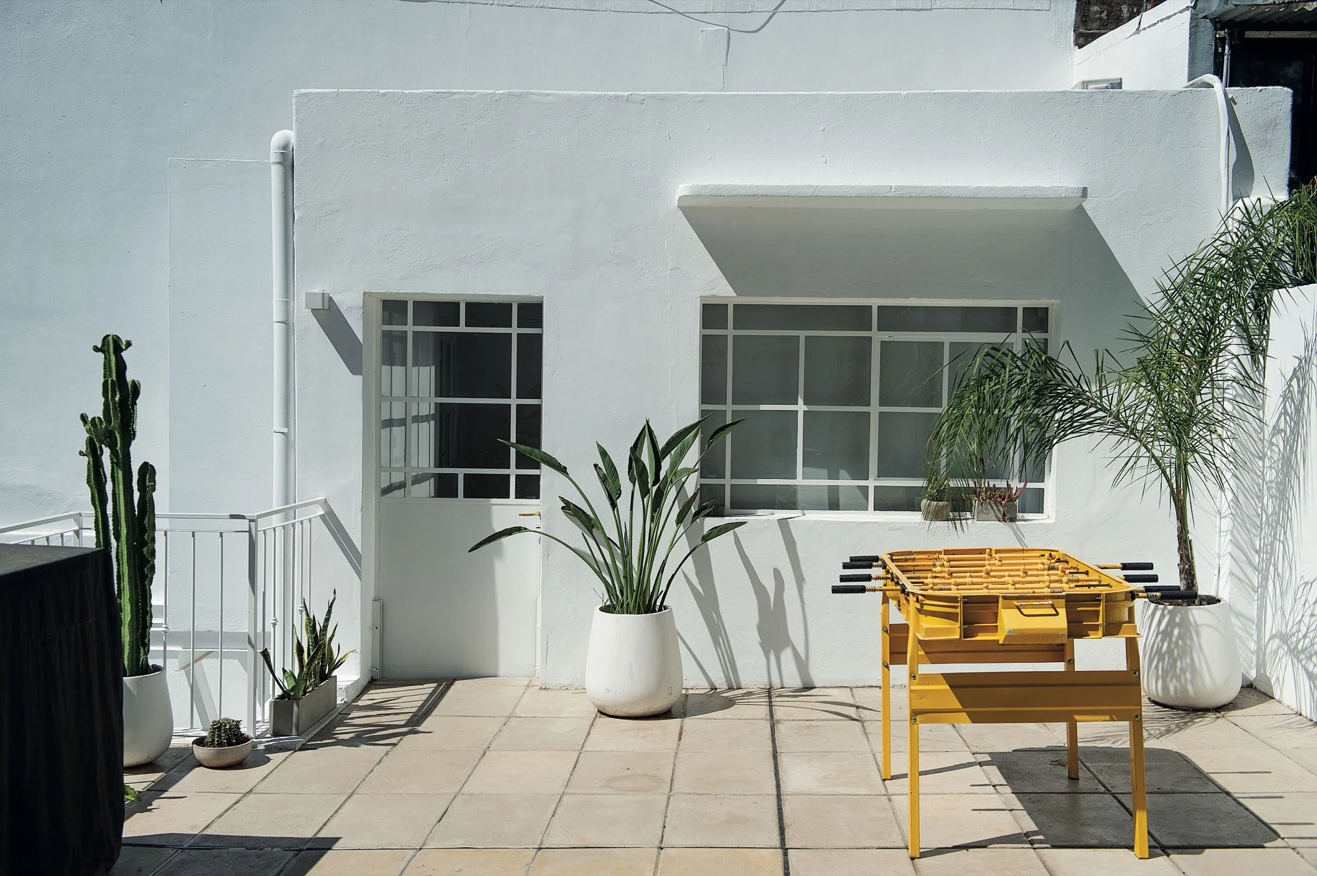 El espacio exteriore, en la terraza, primer piso.