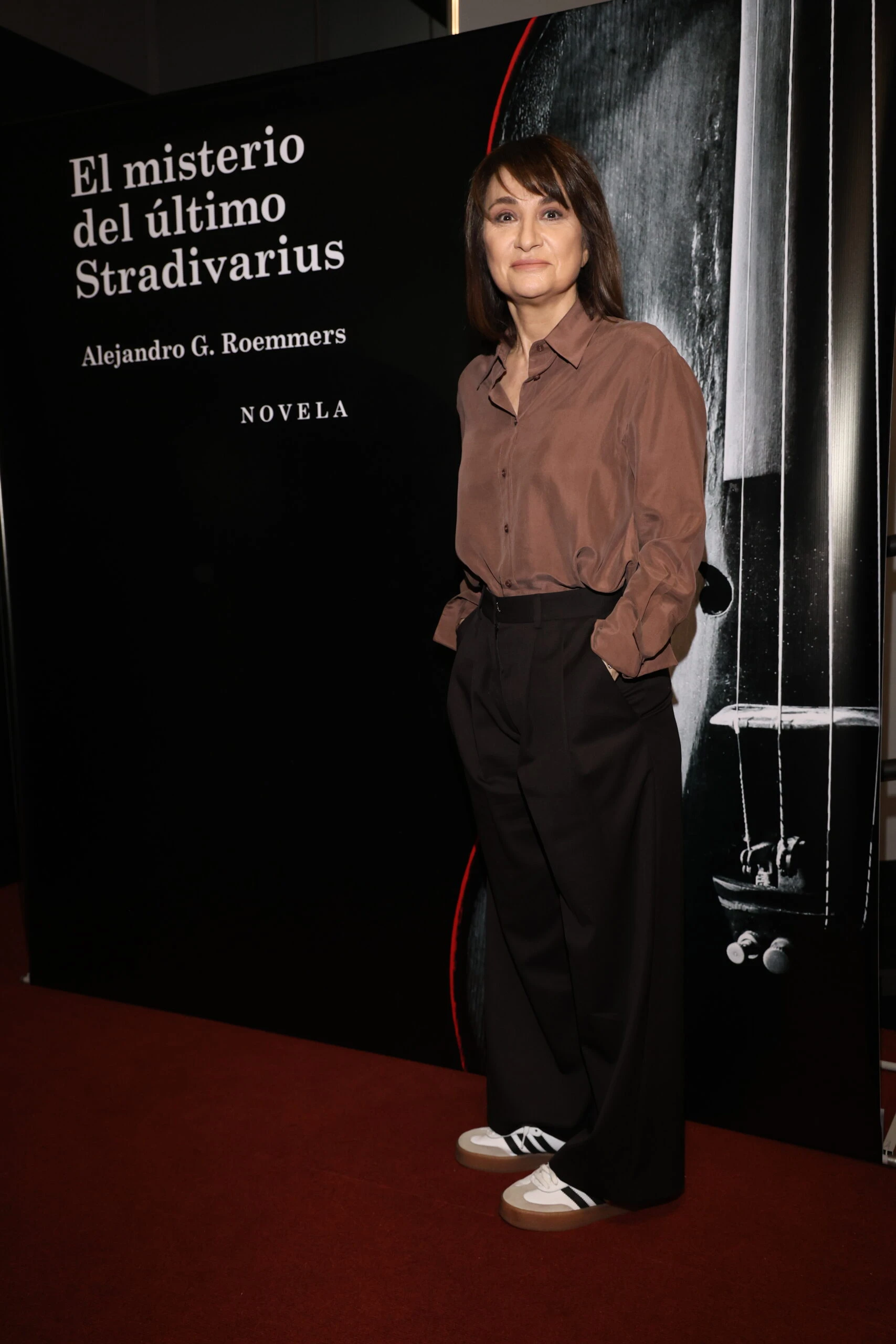 María Laura Santillán estuvo presente en la presentación de _El misterio del último Stradivarius_ por Alejandro G. Roemmers