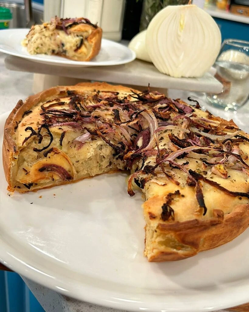 Tarta Fugazzeta con acelga
