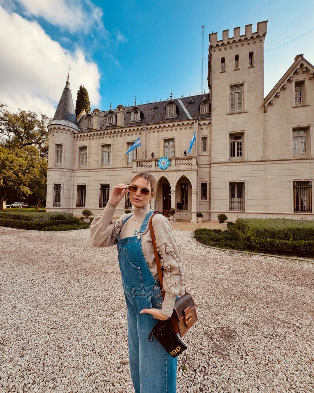 El detalle del suéter de Eva Bargiela