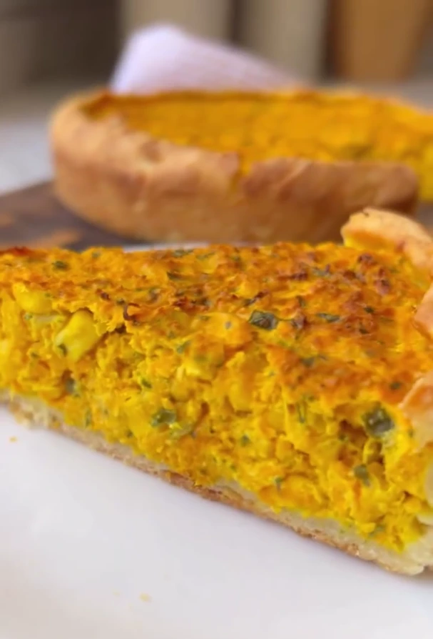 Tarta de zanahoria y choclo