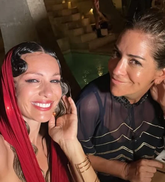 Pampita y Estefanía Novillo en uno de los tantos viajes compartidos