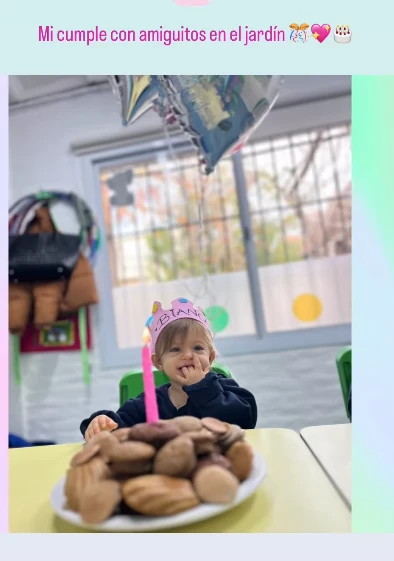 El festejo de Bianca, la hija de Agustina Casanova, en el jardín