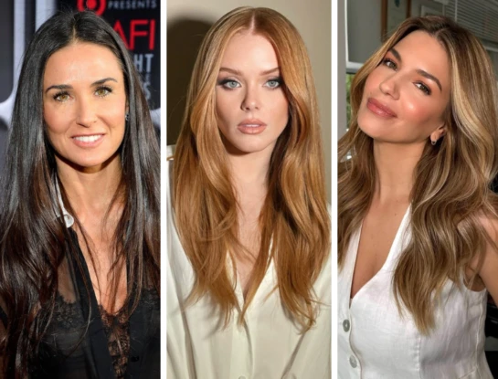 Colores de pelo invierno 2025: del rubio caramelo al negro vinilo, los tonos que se vienen con fuerza