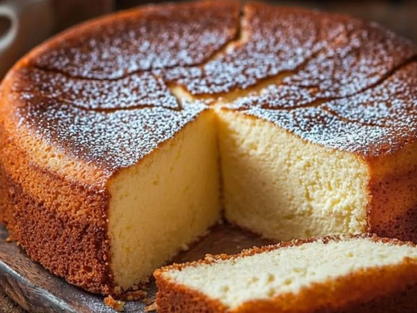 Bizcochuelo esponjoso con sólo 6 ingredientes: la receta que se deshace en la boca