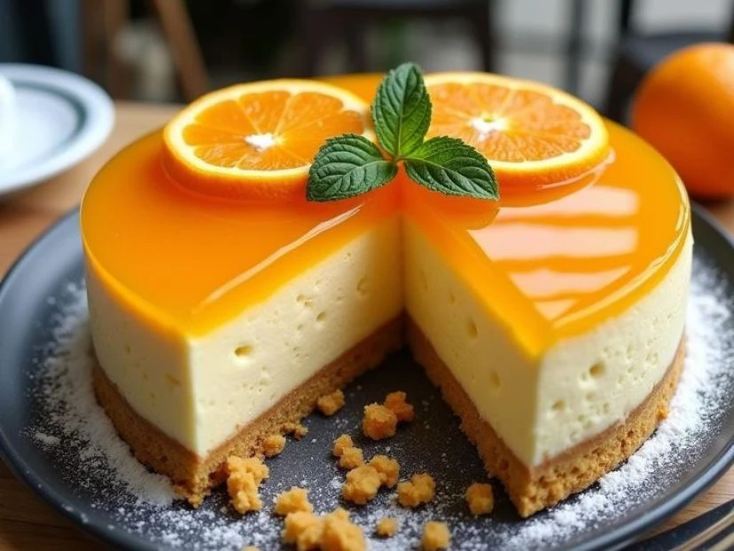 Cómo hacer cheesecake de naranja: una receta fácil y sin horno