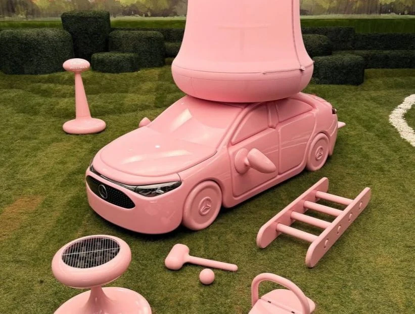 Gustaf Westman transforma el Mercedes CLA en una fantasía pastel sobre ruedas