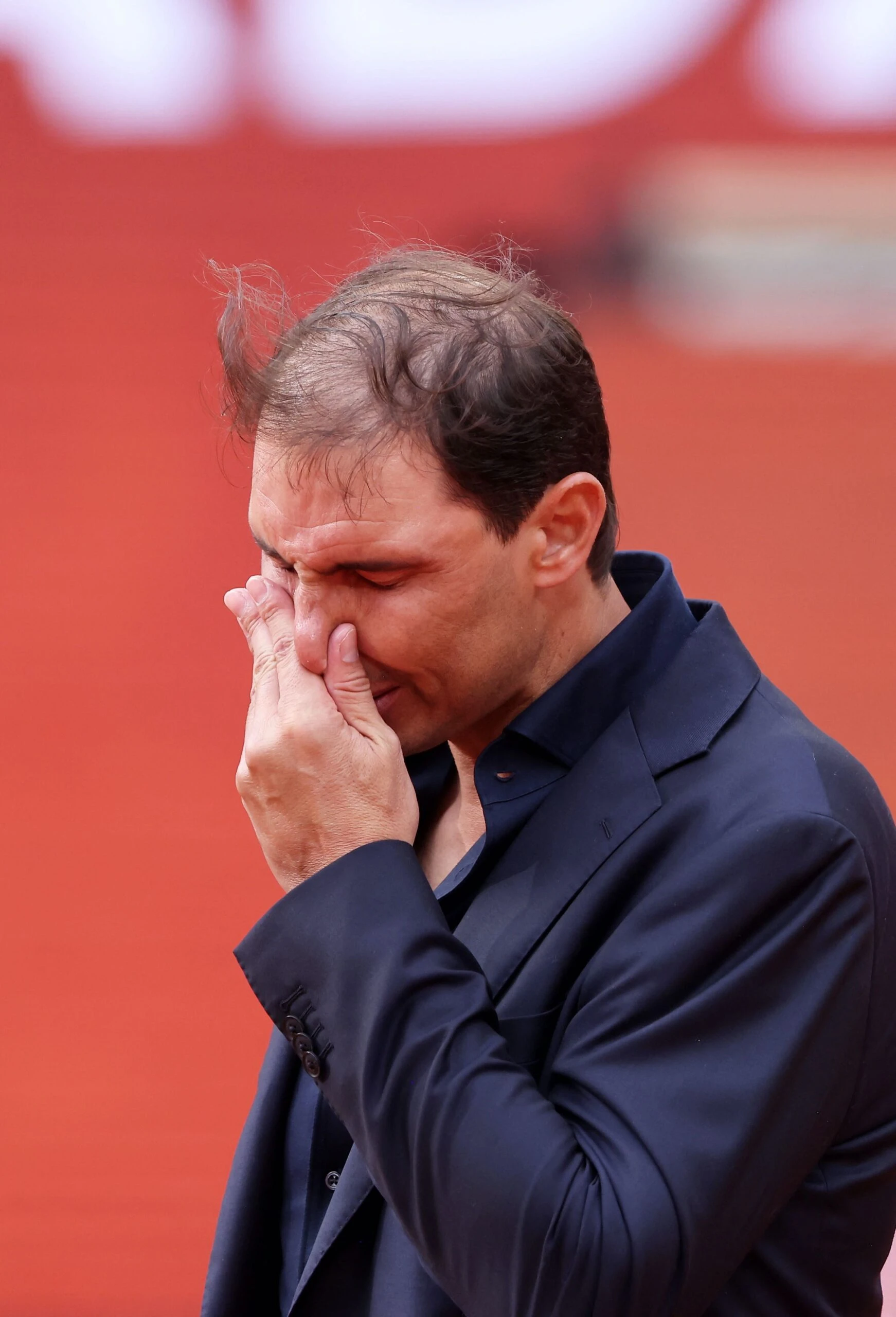 Las fotos de Xisca Perelló y de su hijo, Rafa Jr., en el homenaje a Rafael Nadal en Roland Garrós