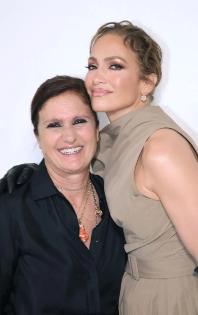 Maria Chiara Chiuri con Jennifer Lopez