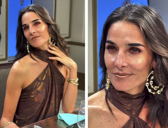 Juana Viale y su look: de la máscara de El Eternauta a un outfit mocha mousse, el tono tendencia