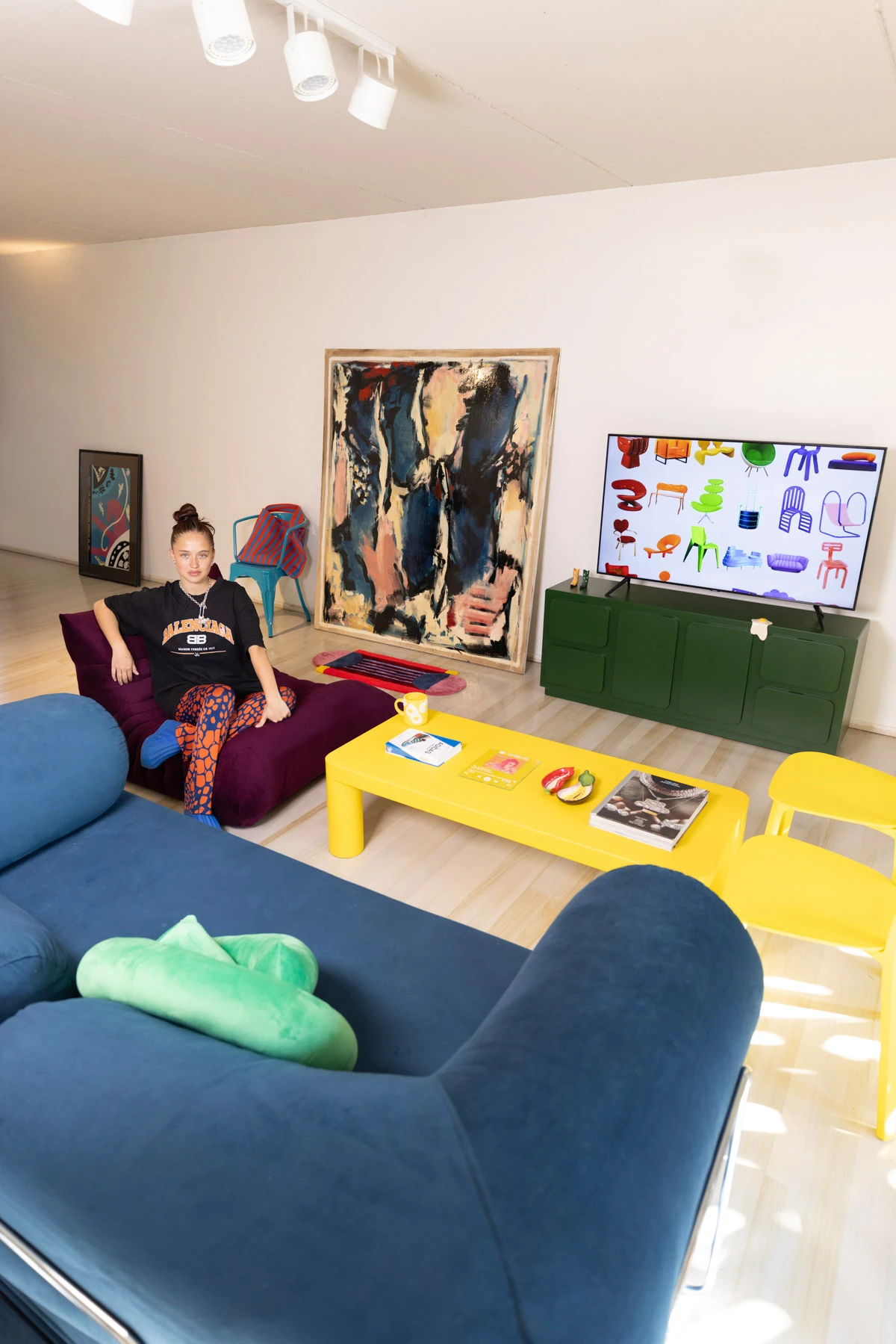 "Que todo sea original, llamativo y distinto”. Así decora su depto Jesus Albarracin.