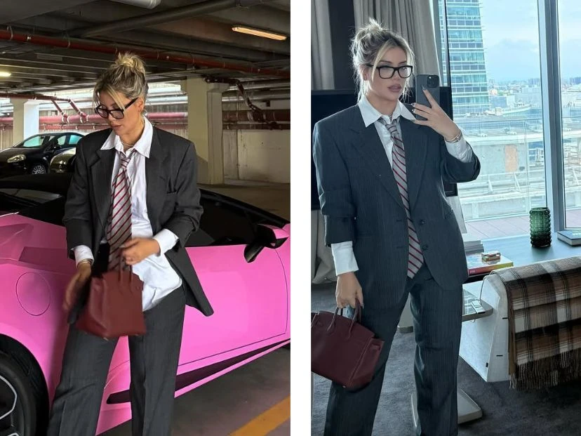 El look de Wanda Nara