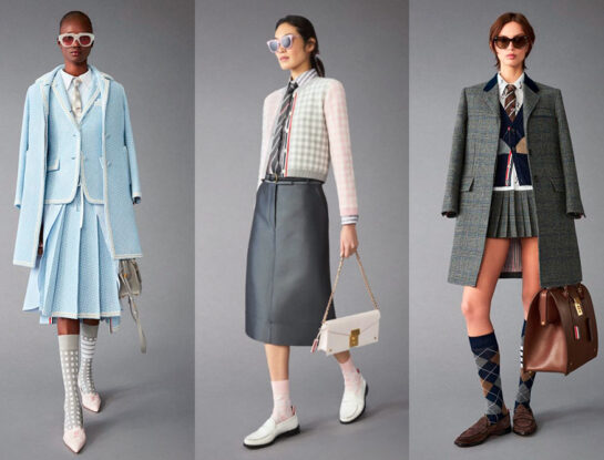 Vuelven los looks preppy: corbatas, minifaldas y rombos marcan tendencia este invierno