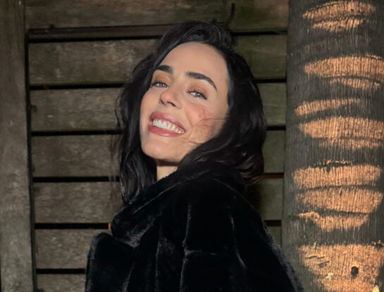 Priscila Crivocapich celebró su cumpleaños con un look de tendencia en total black