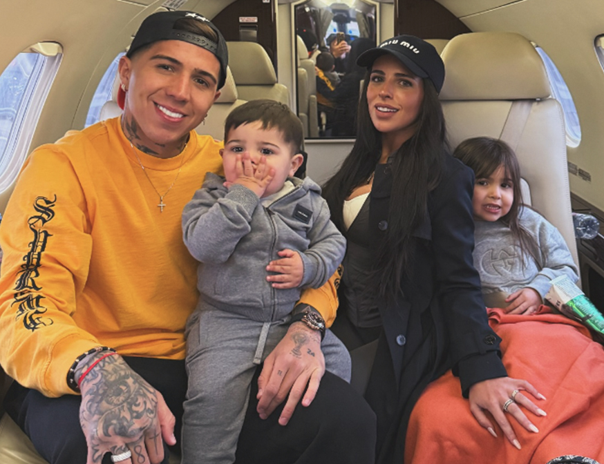 Los looks más tiernos y cancheros de los hijos de Enzo Fernández y Valentina Cervantes