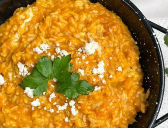Risotto de zapallo: la receta simple de Claudia Fontán para una cena veggie