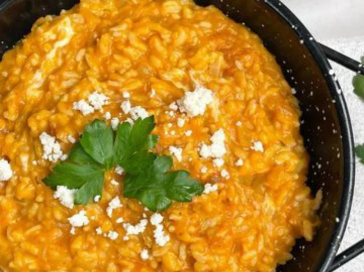 Risotto veggie: la receta de Claudia Fontán con zapallo y queso crema