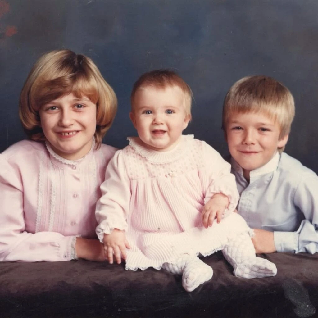 Las fotos que compartió David Beckham para reflexionar sobre sus 50 años. Foto: IG