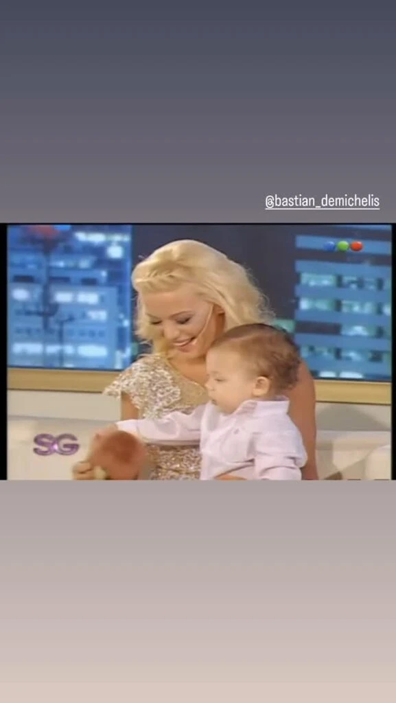 Evangelina Anderson compartió imágenes inéditas por el cumple de Bastian